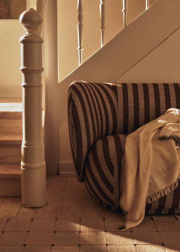 Rico Soffa 2 Louisiana, Sand/Chocolate från Ferm Living - 2 - Jacobsen Plus