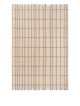 FermLiving Sen Rug Matta, Pergament/Kastanj - 200 x 300 cm - Jacobsen Plus