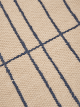 FermLiving Sen Runner Gångmatta, Pergament/Indigo - 2 - Jacobsen Plus