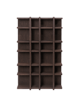 Tilem Bokhylla, 4 x 6 från Ferm Living - Dark Stained Oak - Jacobsen Plus