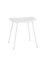 Fiber Stool Tube från Muuto - Natural white- White base - Jacobsen Plus