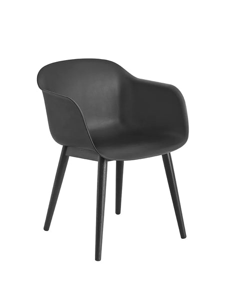 Fiber Fåtölj, trä från Muuto - Grey- grey base - Jacobsen Plus