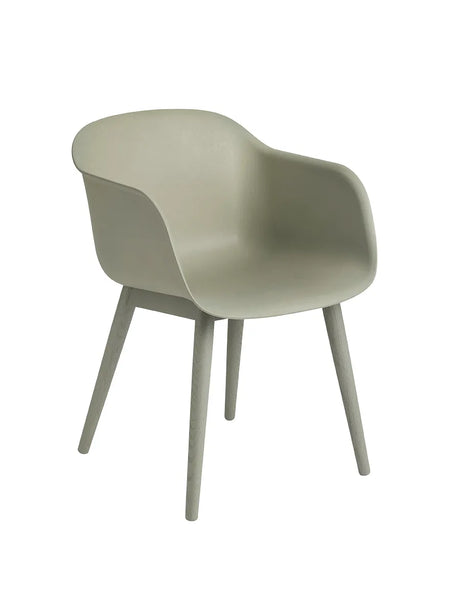 Fiber Fåtölj, trä från Muuto - Grey- grey base - Jacobsen Plus