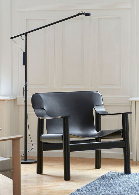 Fifty-Fifty Golvlampa, soft svart från Hay - 2 - Jacobsen Plus
