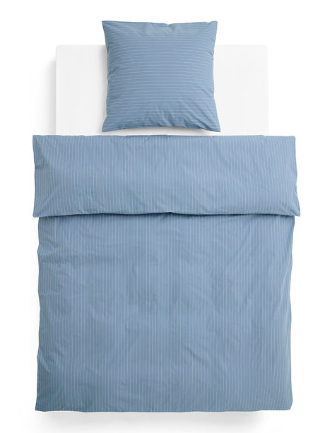 Fineline påslakan, 140x220 cm från Hay - Blue - Jacobsen Plus