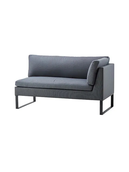 Flex 2 pers. Modulsoffa inkl. Sunbrella Dyna, vänster från Cane-line - 1 - Jacobsen Plus