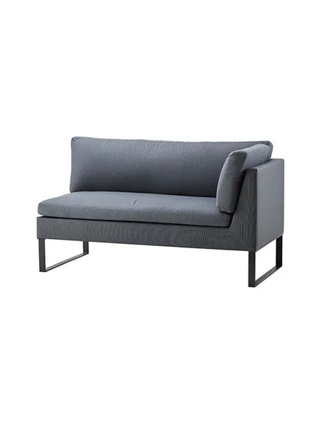 Flex 2 pers. Modulsoffa inkl. Sunbrella Dyna, vänster från Cane-line - 1 - Jacobsen Plus