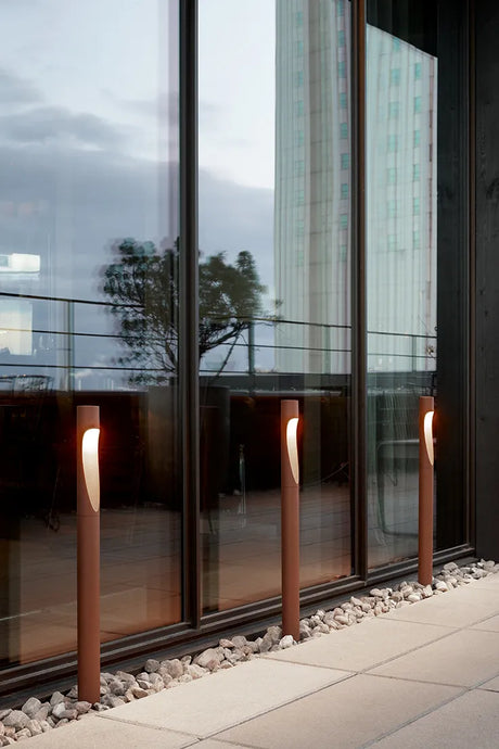 Flindt Garden Pollare från Louis Poulsen - Lav / Aluminium / FODPLADE OG M-ADAPTER - Jacobsen Plus