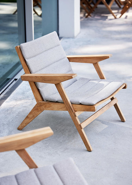 Flip Loungestol från Cane-line - Inkl. dyna i Dark Grey - Jacobsen Plus