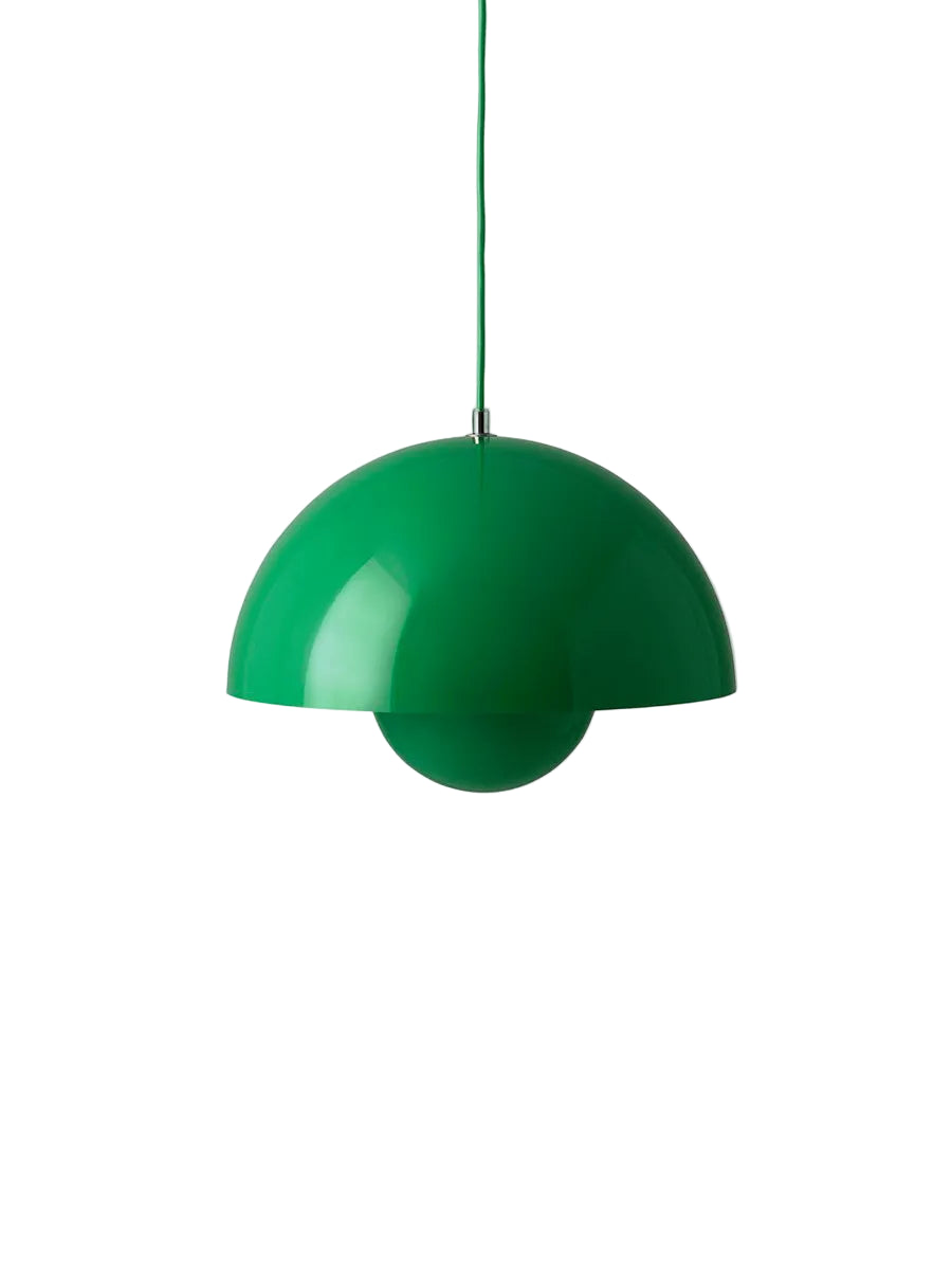 Flowerpot VP7 pendel från Verner Panton - Signal green - Jacobsen Plus