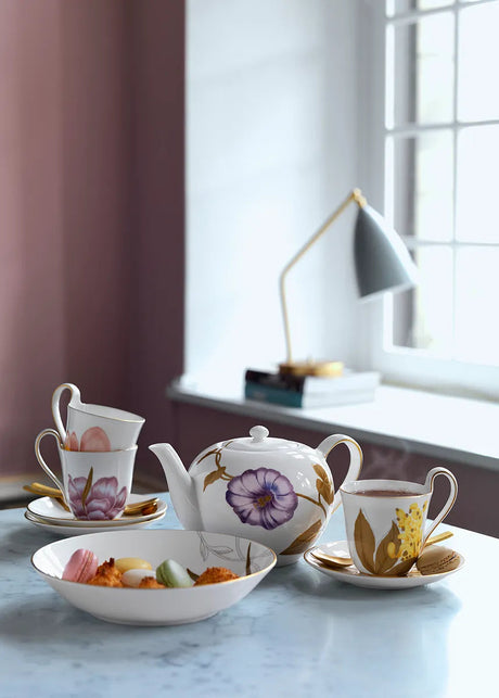 Royal Copenhagen Flora tekanna med lock, Vinda - 2 - Jacobsen Plus
