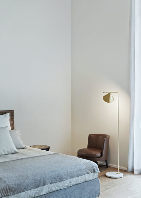 Captain Flint Golvlampa från Flos - Brushed brass - Jacobsen Plus