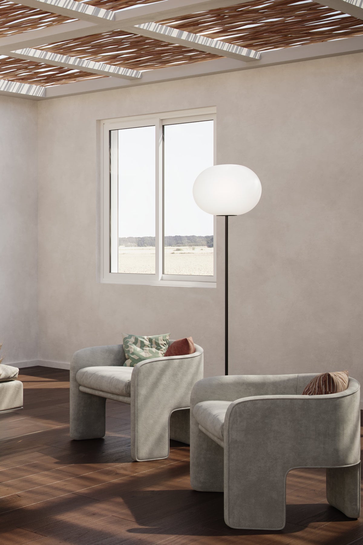 Glo-Ball F, Svart golvlampa från Flos - 2 - Jacobsen Plus
