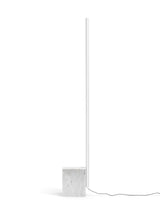Flos - Relay golvlampa, marmor - Vit - Jacobsen Plus