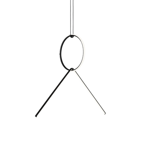 Arrangements 2, Round S / Broken Line inkl. baldakin från Flos - Jacobsen Plus