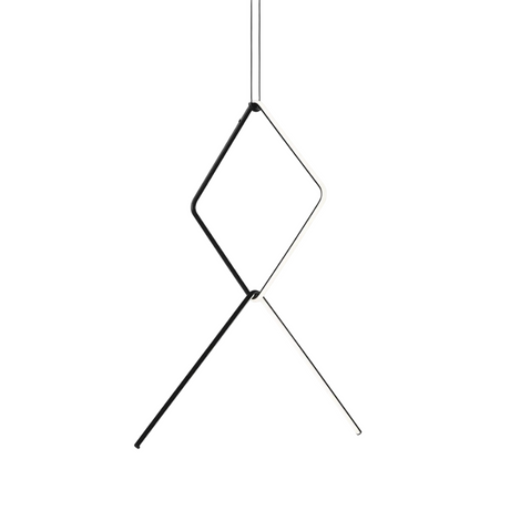 Arrangements 2, Square L / Broken Line inkl. baldakin från Flos - Jacobsen Plus