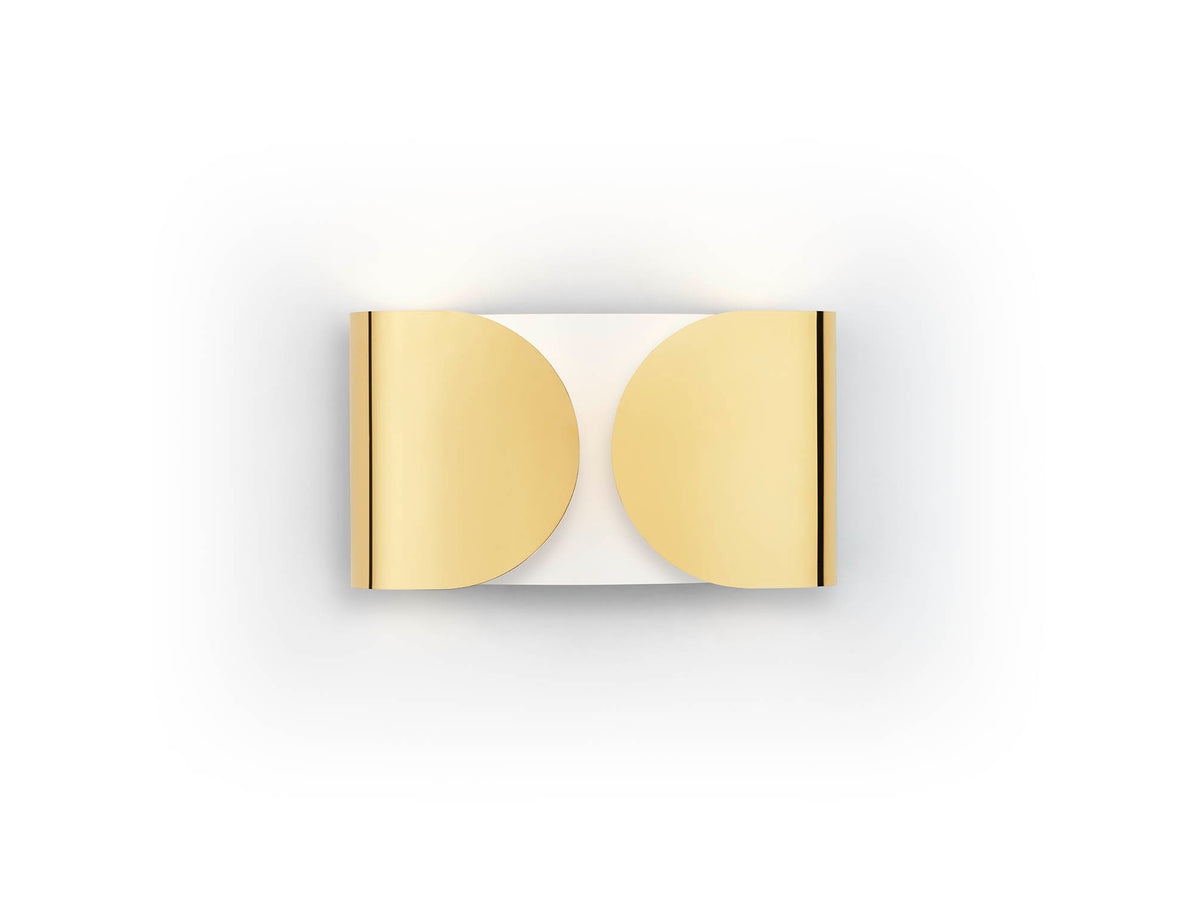 Flos - Foglio Small vägglampa - Gold - Jacobsen Plus