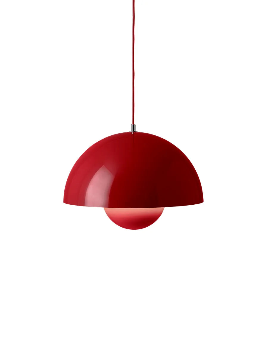 Flowerpot VP7 pendel från Verner Panton - Vermilion Red - Jacobsen Plus