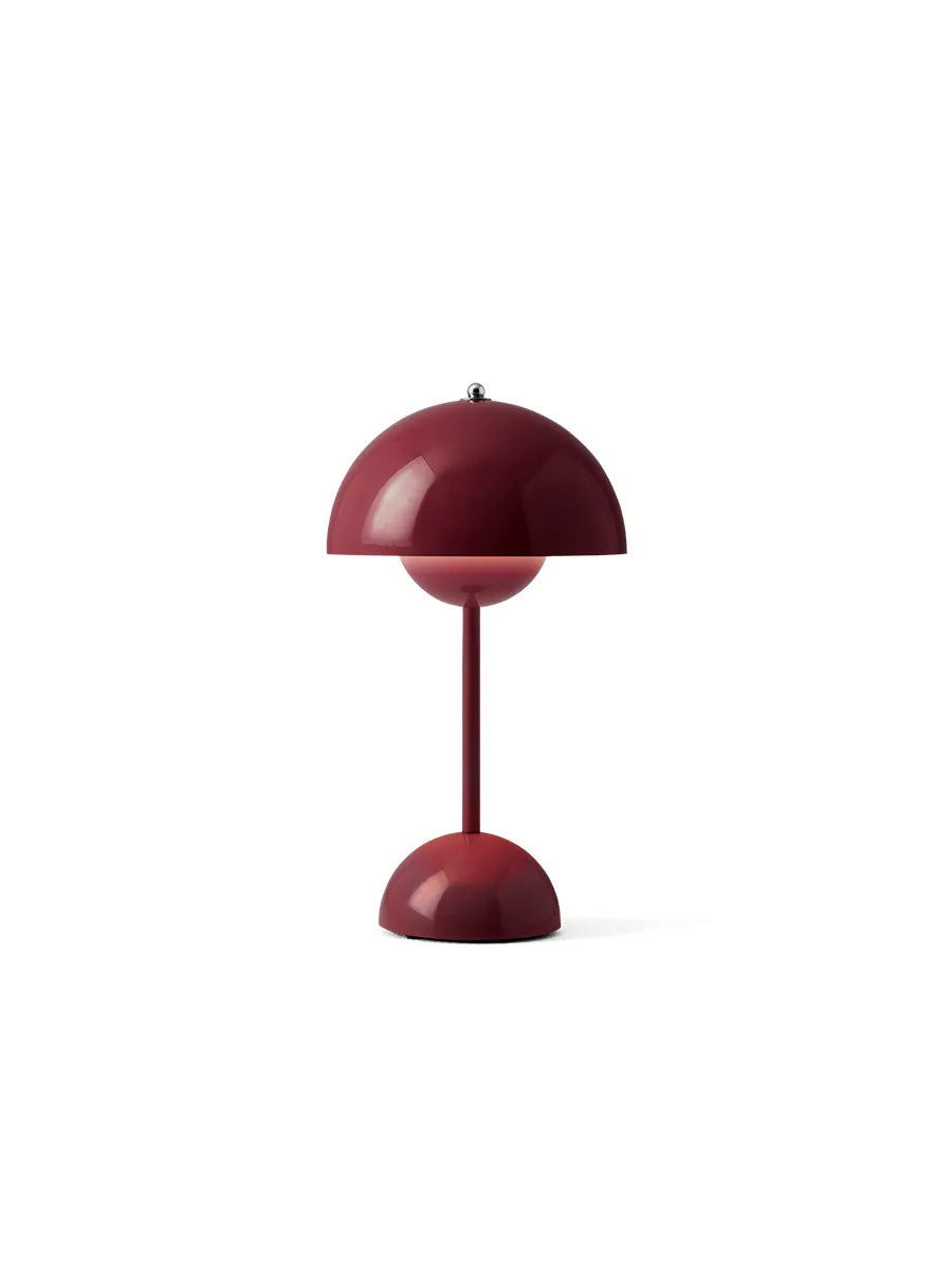 Flowerpot VP9 portabel bordslampa av Verner Panton - Dark Plum - Jacobsen Plus