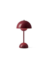 Flowerpot VP9 portabel bordslampa av Verner Panton - Dark Plum - Jacobsen Plus