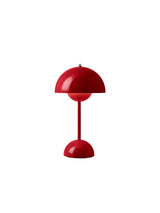 Flowerpot VP9 portabel bordslampa av Verner Panton - Vermilion Red - Jacobsen Plus