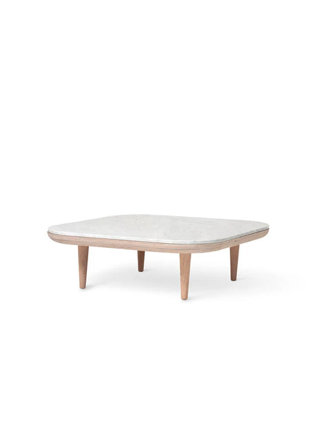 Fly soffbord D:80 från &Tradition - Bianco Carrara marmor - Jacobsen Plus