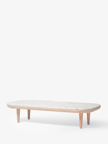 Fly soffbord D:120 från &Tradition - Bianco Carrara marmor - Jacobsen Plus