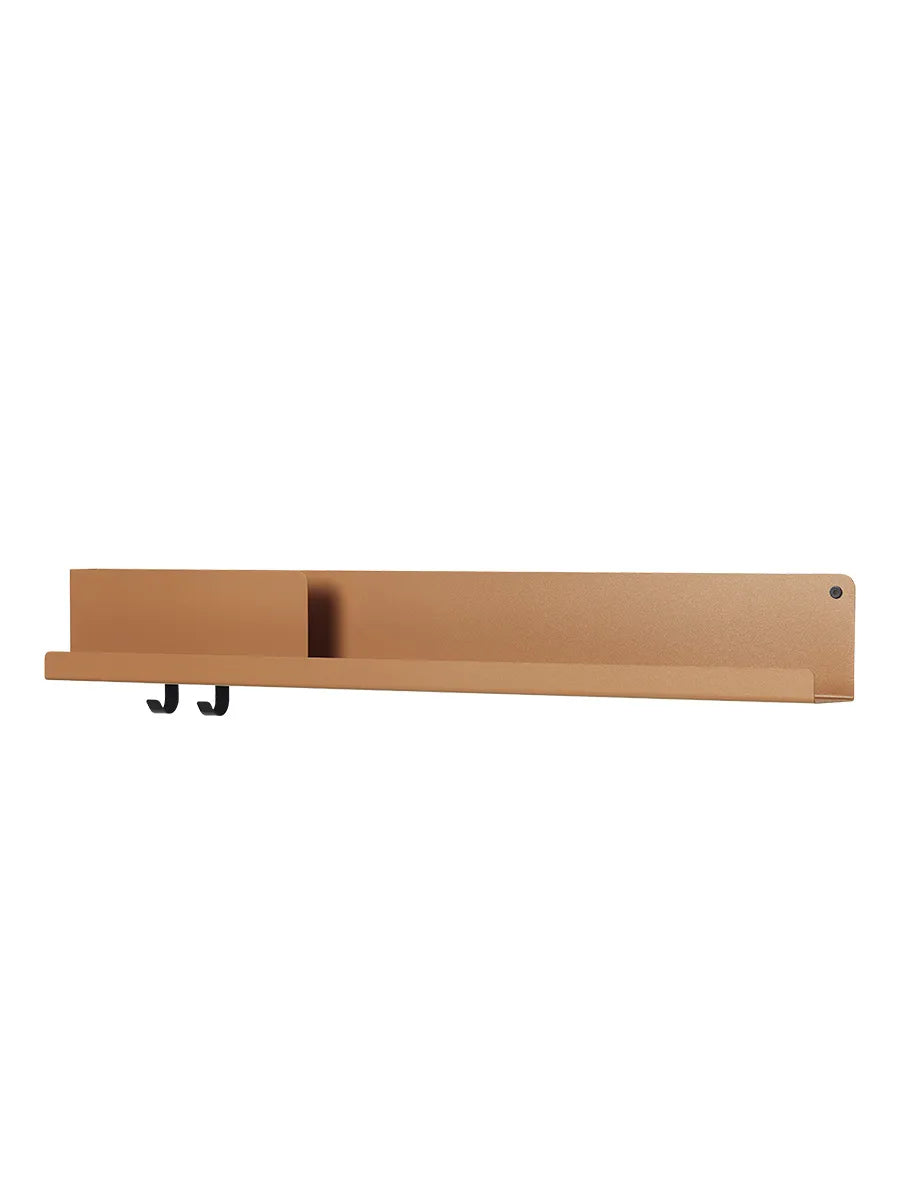 Folded Hyllor, 96 x 13 cm från Muuto - Burnt orange - Jacobsen Plus