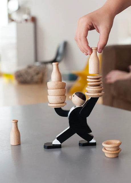Kikkerland Don't Tip The Waiter, stacking-spel - 2 - Jacobsen Plus
