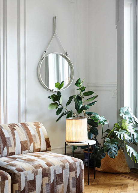 Adnet Wall Mirror Ø58 cm, krämfärgad från GUBI - 2 - Jacobsen Plus