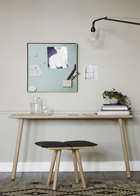 Skagerak Georg väggskrivbord, ek från Fritz Hansen - 2 - Jacobsen Plus