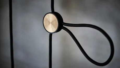 Cord Adjuster från Le Klint - Svart base-rustfrit stål - Jacobsen Plus