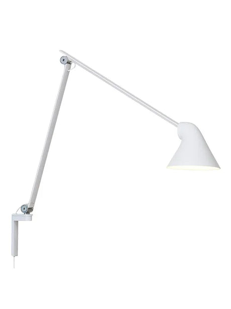 NJP vägglampa från Louis Poulsen - Svart / Kort arm - Jacobsen Plus