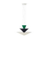 Gio LN14 Ljuskrona från &Tradition - Signal Green, Deep Blue & Ecru White - Jacobsen Plus