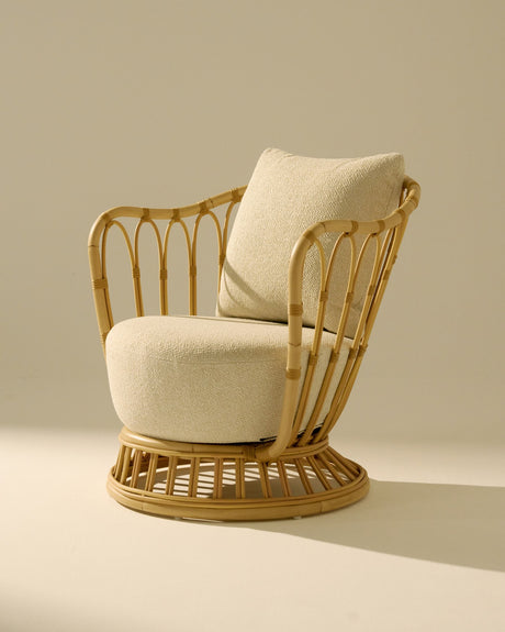 Grace Outdoor Lounge Chair från GUBI - Alabaster White - Jacobsen Plus