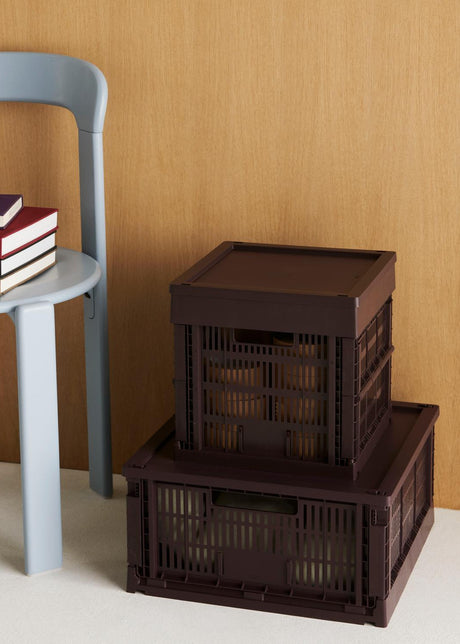 Colour Crate Cube, kolgrå från Hay - 2 - Jacobsen Plus
