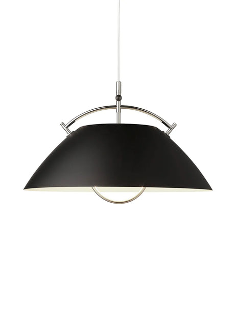 HJW37 Pendellampa med hiss av Hans J. Wegner - Vit - Nikkel - Jacobsen Plus
