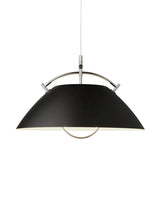 HJW37 Pendellampa med hiss av Hans J. Wegner - Svart - Nikkel - Jacobsen Plus