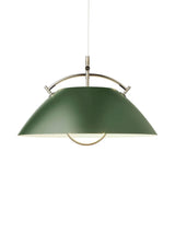HJW37 Pendellampa med hiss av Hans J. Wegner - Grön - Guld - Jacobsen Plus