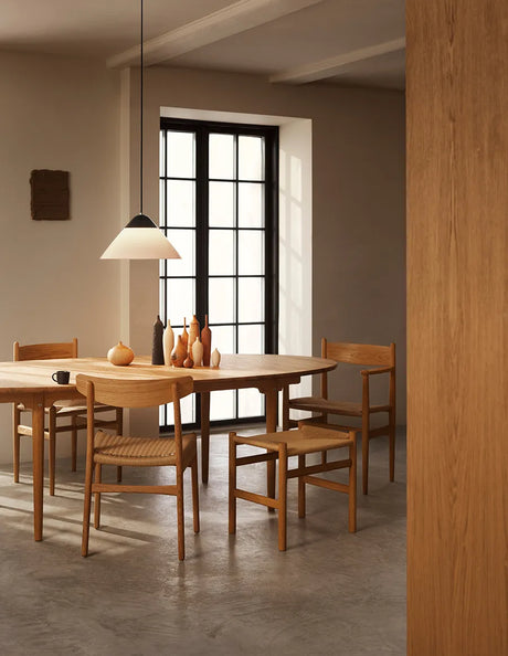 CH23 Matstol, ek oljad av Hans J. Wegner - 2 - Jacobsen Plus