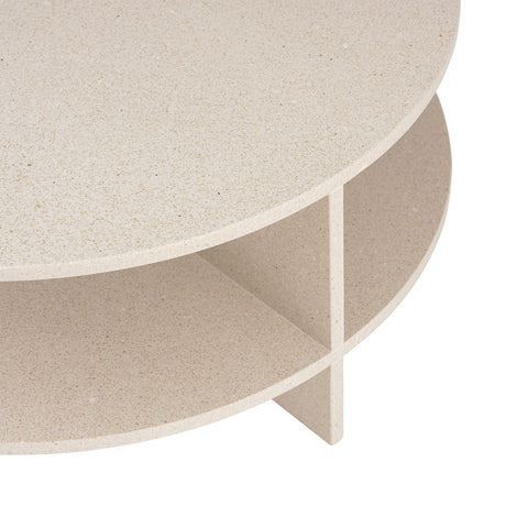 Halves soffbord för utomhusbruk från Muuto - Off-white - Jacobsen Plus
