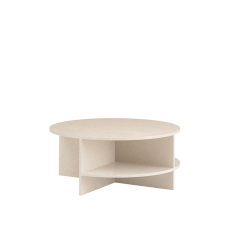 Halves soffbord för utomhusbruk från Muuto - Off-white - Jacobsen Plus