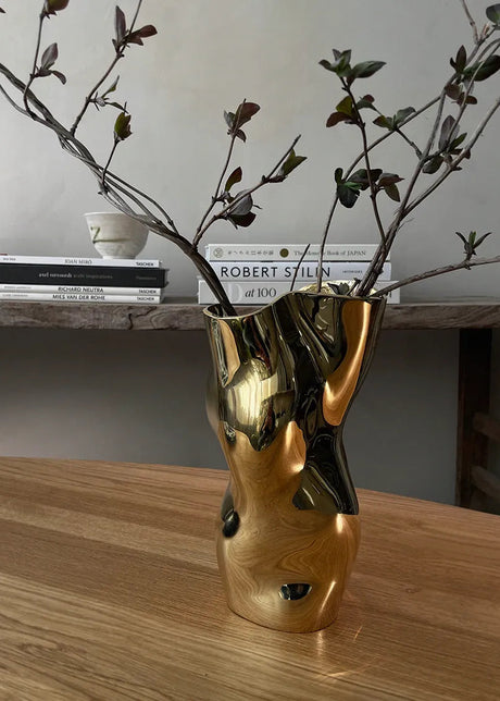 Ostrea 25 Vas, guld från Hein Studio - 2 - Jacobsen Plus