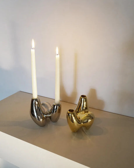 Unity Ljusstake, guld från Hein Studio - 4 - Jacobsen Plus