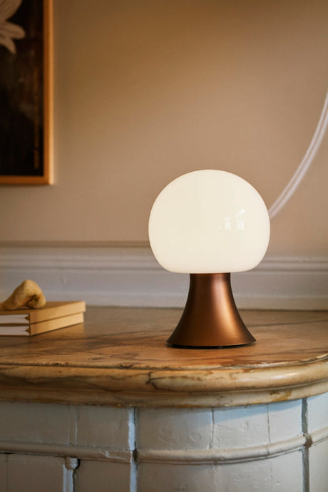 Holmegaard - Noor portabel LED-lampa, brun - 5 - Jacobsen Plus
