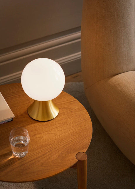 Holmegaard - Noor portabel LED-lampa, mässingsfärgad - 2 - Jacobsen Plus