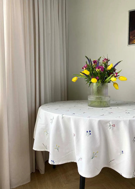 Flower Duk, Rund från Blåmst - 2 - Jacobsen Plus