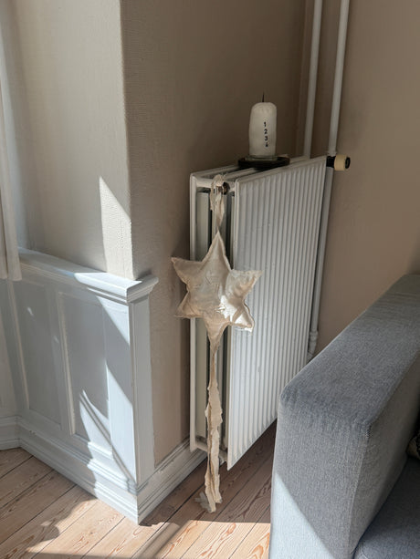 Blåmst - Stor julstjärna, handsydd, blandade färger - 5 - Jacobsen Plus