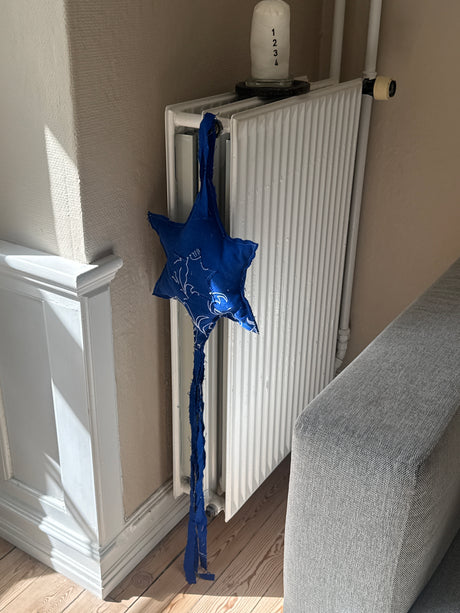 Blåmst - Stor julstjärna, handsydd, blandade färger - 3 - Jacobsen Plus