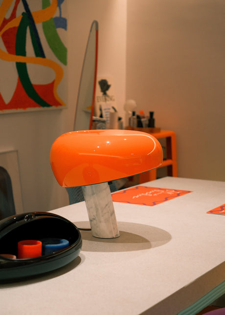 Snoopy Bordslampa, orange från Flos - 2 - Jacobsen Plus